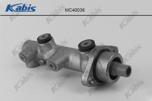 KABIS MC40036 - Главный тормозной цилиндр autospares.lv