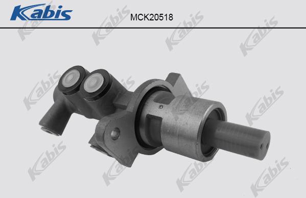 KABIS MCK20518 - Главный тормозной цилиндр autospares.lv