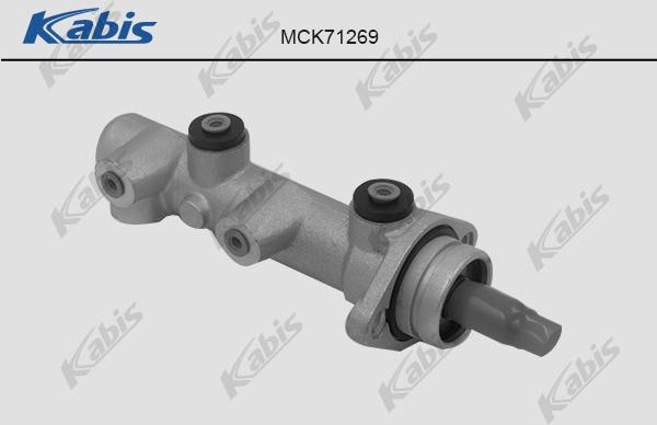 KABIS MCK71269 - Главный тормозной цилиндр autospares.lv