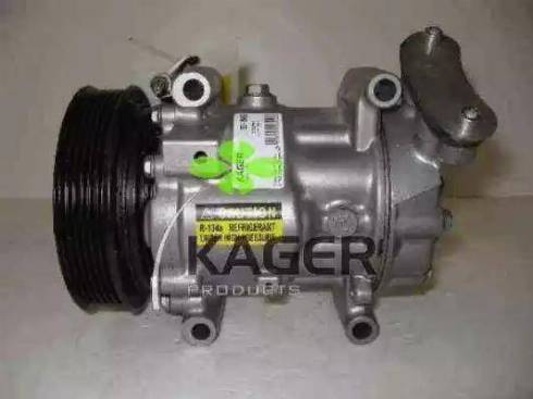 Kager 920480 - Компрессор кондиционера autospares.lv