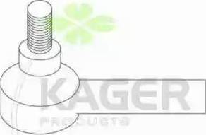 Kager 430960 - Наконечник рулевой тяги, шарнир autospares.lv