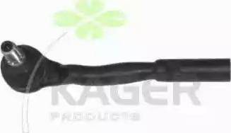 Kager 430692 - Наконечник рулевой тяги, шарнир autospares.lv