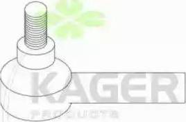 Kager 430039 - Наконечник рулевой тяги, шарнир autospares.lv