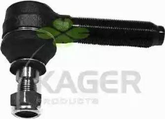 Kager 430311 - Наконечник рулевой тяги, шарнир autospares.lv