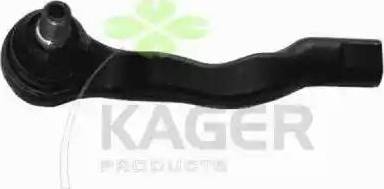 Kager 430798 - Наконечник рулевой тяги, шарнир autospares.lv