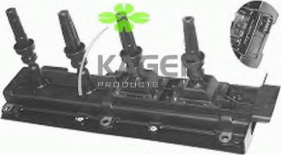 Kager 600062 - Катушка зажигания autospares.lv