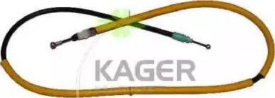 Kager 19-6432 - Тросик, cтояночный тормоз autospares.lv