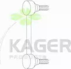 Kager 850269 - Тяга / стойка, стабилизатор autospares.lv