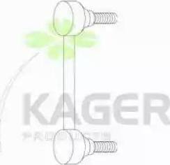 Kager 850280 - Тяга / стойка, стабилизатор autospares.lv