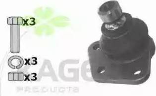 Kager 880322 - Шаровая опора, несущий / направляющий шарнир autospares.lv