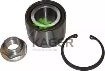 Kager 83-0963 - Подшипник ступицы колеса, комплект autospares.lv