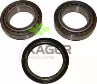 Kager 83-0456 - Подшипник ступицы колеса, комплект autospares.lv