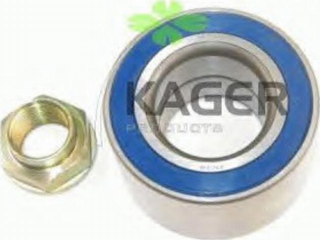 Kager 830019 - Подшипник ступицы колеса, комплект autospares.lv