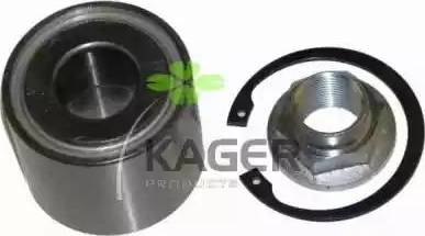 Kager 83-0865 - Подшипник ступицы колеса, комплект autospares.lv