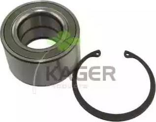 Kager 83-1085 - Подшипник ступицы колеса, комплект autospares.lv