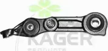 Kager 870801 - Сайлентблок, рычаг подвески колеса autospares.lv