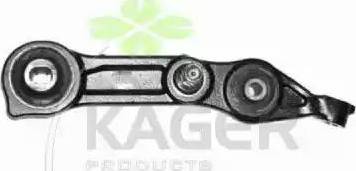 Kager 870802 - Сайлентблок, рычаг подвески колеса autospares.lv