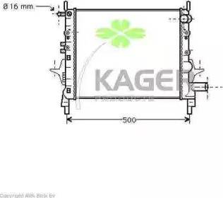 Kager 31-0953 - Подшипник ступицы колеса, комплект autospares.lv