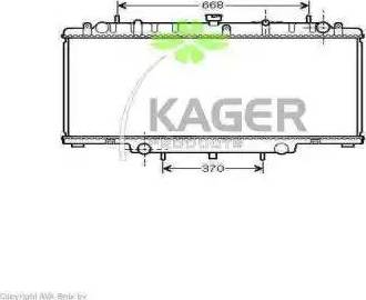 Kager 312858 - Амортизатор autospares.lv