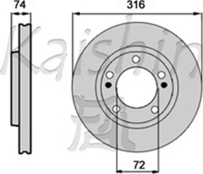 Triscan 363ADA104337 - Тормозной диск autospares.lv