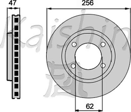 Kaishin CBR532 - Тормозной диск autospares.lv