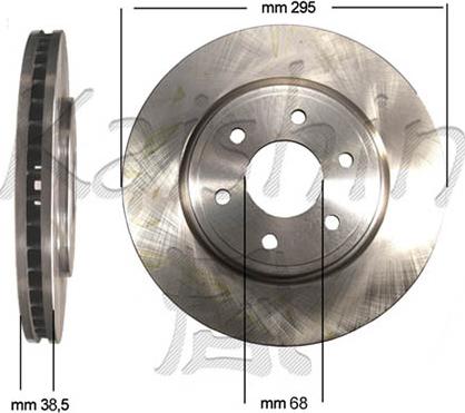 Kaishin CBR344 - Тормозной диск autospares.lv