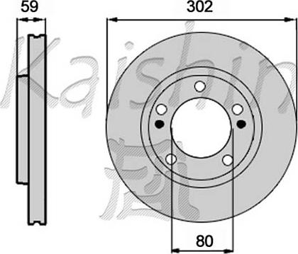 Kaishin CBR375 - Тормозной диск autospares.lv