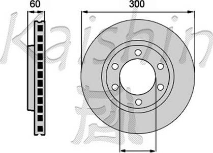 Kaishin CBR239 - Тормозной диск autospares.lv