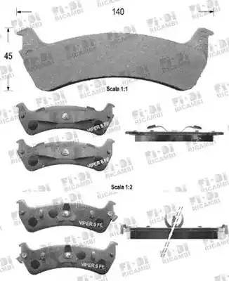 Kaishin D9977 - Тормозные колодки, дисковые, комплект autospares.lv