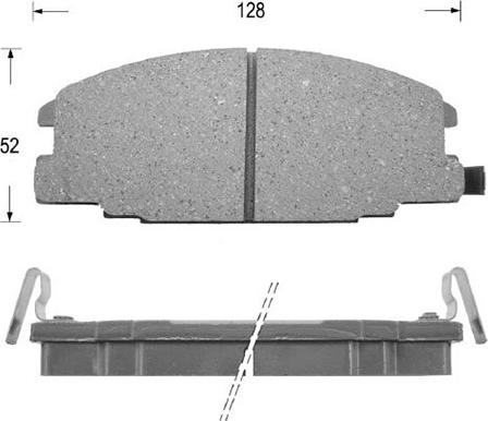 Kaishin D4029 - Тормозные колодки, дисковые, комплект autospares.lv