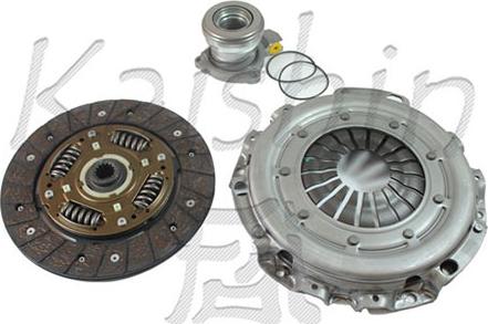 Kaishin EC124 - Комплект сцепления autospares.lv