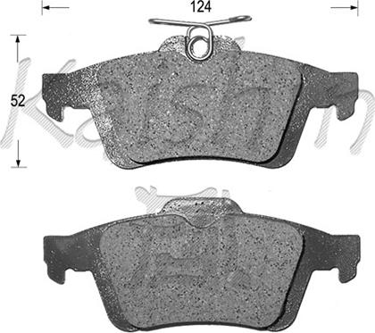 Kaishin FK3132 - Тормозные колодки, дисковые, комплект autospares.lv