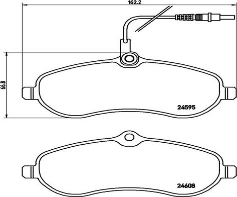 Kaishin FK20045 - Тормозные колодки, дисковые, комплект autospares.lv