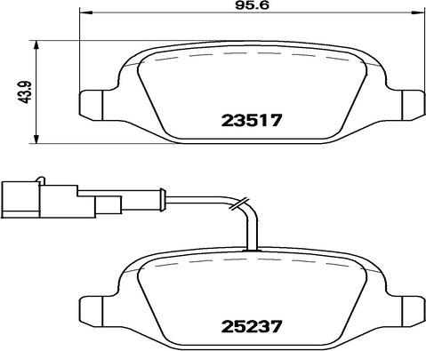 Kaishin FK20019 - Тормозные колодки, дисковые, комплект autospares.lv