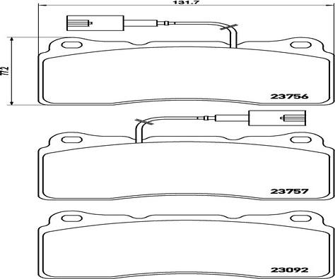 Kaishin FK20083 - Тормозные колодки, дисковые, комплект autospares.lv