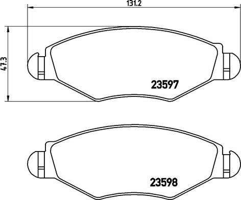 Kaishin FK20025 - Тормозные колодки, дисковые, комплект autospares.lv