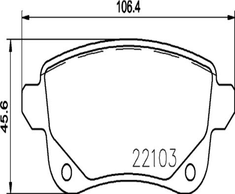 Kaishin FK20198 - Тормозные колодки, дисковые, комплект autospares.lv