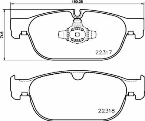 Kaishin FK20146 - Тормозные колодки, дисковые, комплект autospares.lv