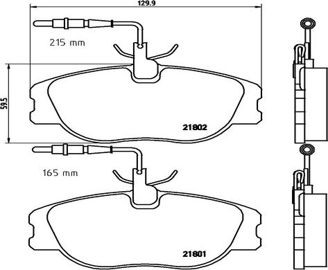 Kaishin FK20101 - Тормозные колодки, дисковые, комплект autospares.lv