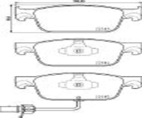 Kaishin FK20107 - Тормозные колодки, дисковые, комплект autospares.lv