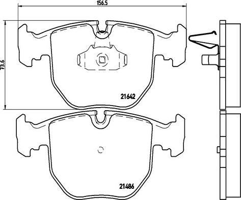 Kaishin FK20119 - Тормозные колодки, дисковые, комплект autospares.lv