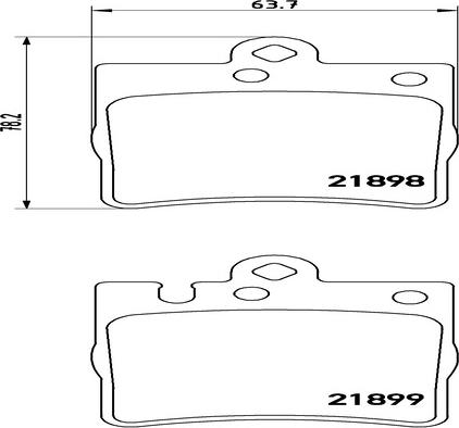 Kaishin FK20110 - Тормозные колодки, дисковые, комплект autospares.lv