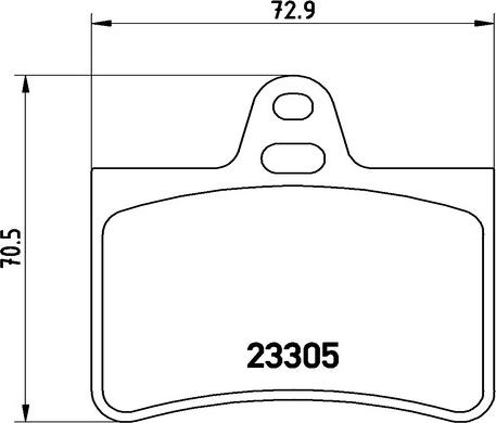 Kaishin FK20138 - Тормозные колодки, дисковые, комплект autospares.lv