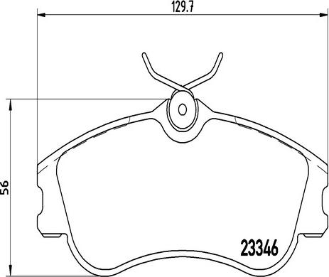 Kaishin FK20123 - Тормозные колодки, дисковые, комплект autospares.lv