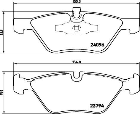 Kaishin FK20305 - Тормозные колодки, дисковые, комплект autospares.lv