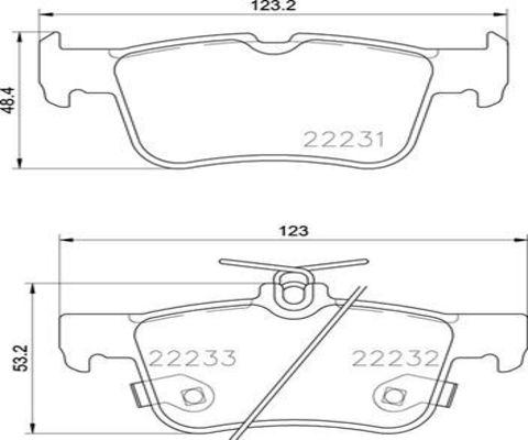 Kaishin FK20313 - Тормозные колодки, дисковые, комплект autospares.lv