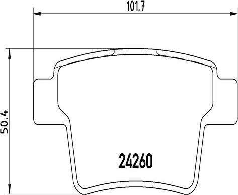 Kaishin FK20320 - Тормозные колодки, дисковые, комплект autospares.lv