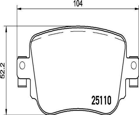 Kaishin FK20292 - Тормозные колодки, дисковые, комплект autospares.lv