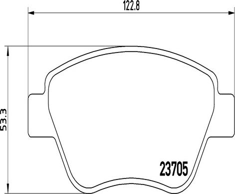 Kaishin FK20297 - Тормозные колодки, дисковые, комплект autospares.lv