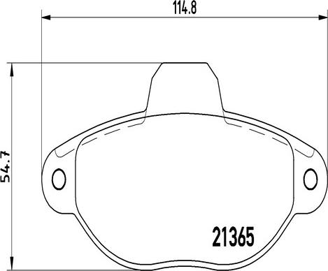 Kaishin FK20255 - Тормозные колодки, дисковые, комплект autospares.lv